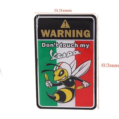 3D Round Motorcycle Decal Sticker Resin Italy Stickers Case for PIAGGIO VESPA GTS GTV LX LXV 125 250 300 Ie Super