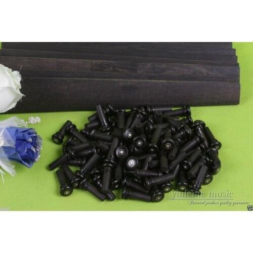 5 pcs violin Fingerboard 20pcs end pin Natural ebony 4/4 size violin parts #702