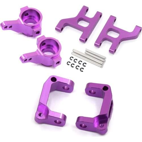 Aluminium Front Lower Suspension Arm Hub Carrier Base C Seat Knuckle Arm Steering cup For 1/10 TAMIYA 4WD Buggy RC Car CC-01 OP