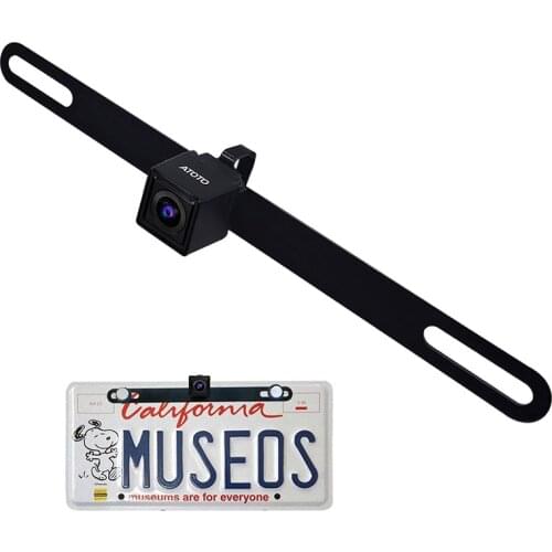 ATOTO AC-4486 Waterproof High Definition Hidden/Concealed License Plate Car Rear View Camera