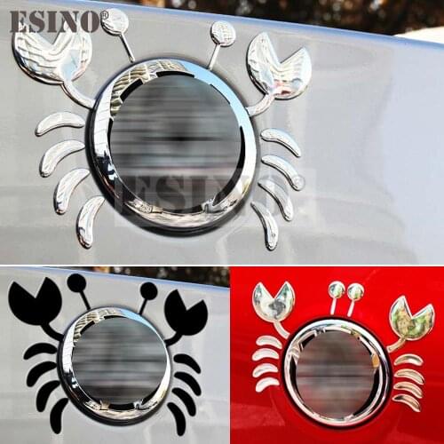 Car Stickers PVC Flexible Plastic 3D Funny Crab Car Decoration Sticker for Volkswagen Nissan Benz Toyota Chevrolet Any Car Body