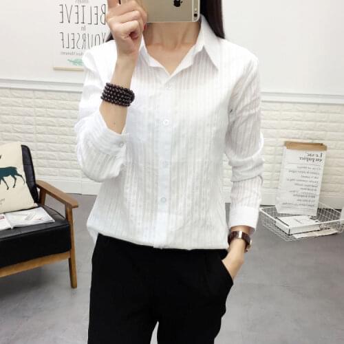 Blouse Women Shirt Autumn Womens Loose White Shirt Womens Long Sleeve Blusas Mujer De Moda