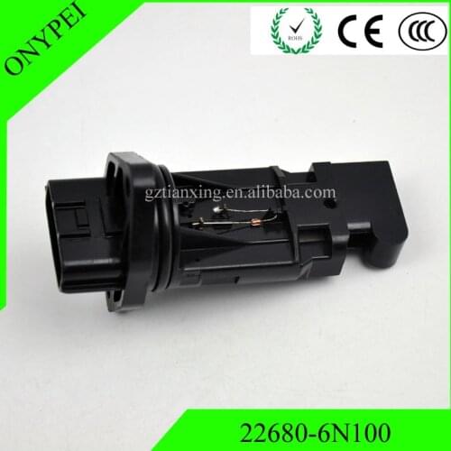 Mass Air Flow Meter Sensor 22680-6N100 For Nissan Bluebird Sylphy QG10 QG18DE