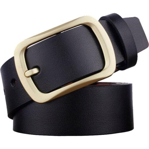 Designer Belts Men High Quality Luxury Retro Golden Buckle Jeans Belt Cowskin Casual Belts Business Belt Cowboy waistband