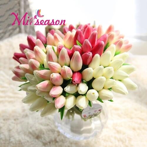 Искусственные тюльпаны MiiSeason China At AliExpress