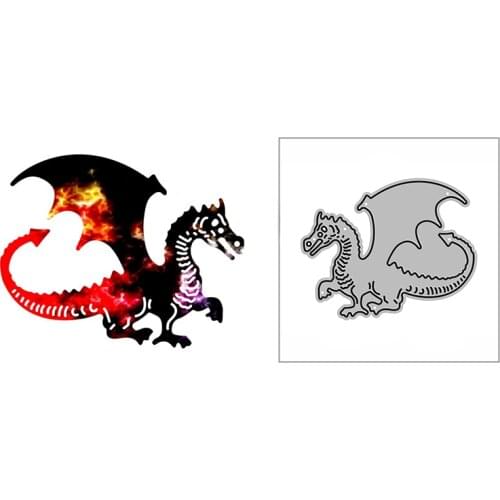 New Holy Flying Dragon Craft Embossing Mold 2021 Metal Cutting Dies for DIY Decorative Scrapbooking Album Card Making No Stamps