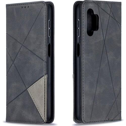 New Style For Samsung Galaxy A32 4G Case Magnetic Leather Slim Case na For Samsung A 32 A42 A52 A72 5G A02 A12 A02S Flip Stand P