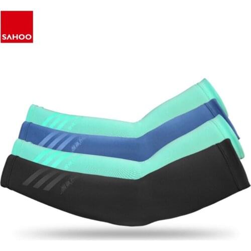 Sahoo Cycling Cooling Arm Sleeve Cover UV Sun Protection Arm Cooler For Hiking Running Golf Cycling Driving Marathon 1 Pair