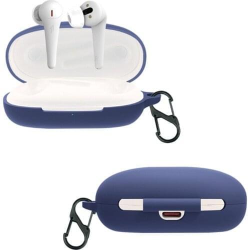 Silicone Shell Protective Cover Shell Anti-fall Earphone Case for-1MORE ComfoBuds Pro Wireless Bluetooth Earbuds