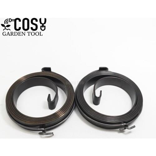 2Pcs Recoil Pull Starter Start Spring Fit For Chinese Chainsaw 4500 5200 5800 52cc 58cc Replacement Spare Parts