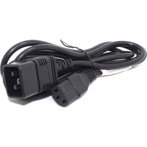 2m IEC C20 to C13 UPS Extension Cables, PDU Distribution Power Cord,Connect with C14 and C19 Power Extension Cord