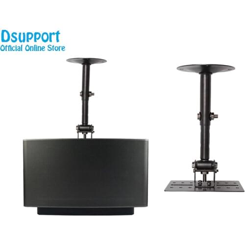 1Pair) Professional Tilting Speaker Bracket Ceiling Mount Speaker Hanger Wall Mount Holder Speaker Stand