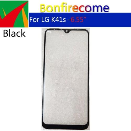 10Pcs\lot For LG K41S LMK410EMW LM-K410EMW Touch Screen Front Glass Panel Front Outer Glass Lens Replacement