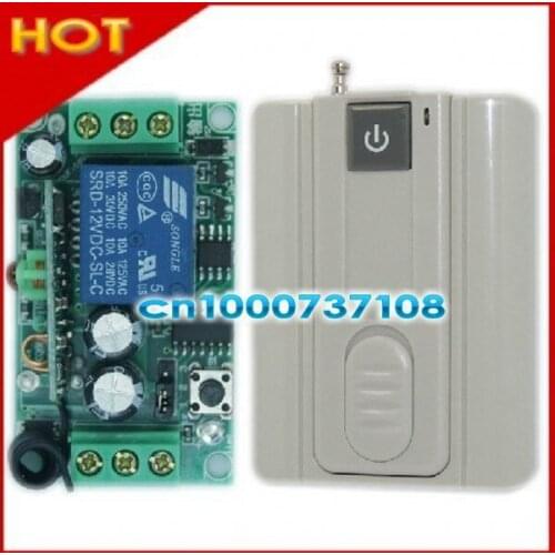 12V 1ch rf wireless remote control switch 433.92mhz receiver digital livolo relay z-wave