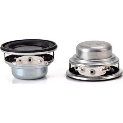 2pcs 36mm 4Ω 3W Full-range speaker loudspeaker 4ohm Rubber edge Home Audio Parts