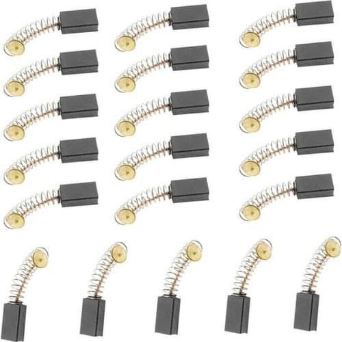20Pcs Electric Motor Carbon Brushes Replacement For Bosch Angle Grinder Power Tool Accessories 5x8x15mm