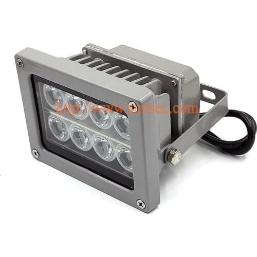 8 PCS LED 40M Distance White Light Illuminator light lamp For security camera system DC/AC 15-90 Degrees Angle Optional (SI-8W)