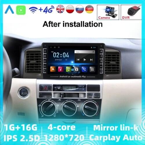NAVITREE Auto Player GPS Navigation For Toyota Corolla 2000~2008 Car Android Multimedia System Screen Radio Stereo Support IPS