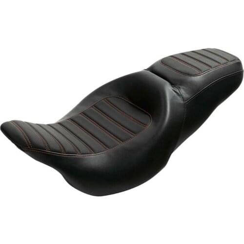 Motorcycle Black Driver Passenger Seat For Harley Touring Road Street Electra Glide 09-20