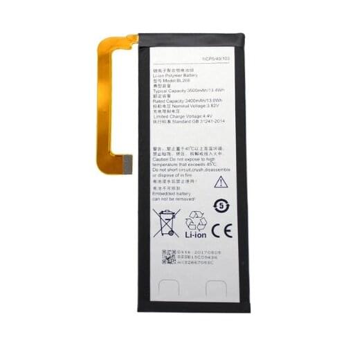 Ciszean 1x 3500mAh /13.4wh BL268 Battery Replacement Smartphone For Lenovo ZUK Z2 Z2131 batteries