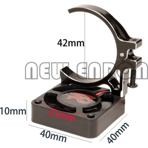 For 4268-4274 Motors Heatsink Cooling Fan W/Thermal Sensor For RC Car Part Traxxas TRX4 Scx10 E-REVO UDR Climbing RC Model Car