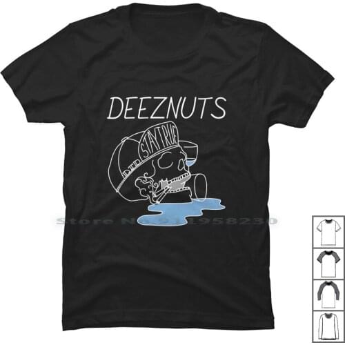 Deez Nuts Skull T Shirt 100% Cotton Deez Nuts Skull Deez Nut
