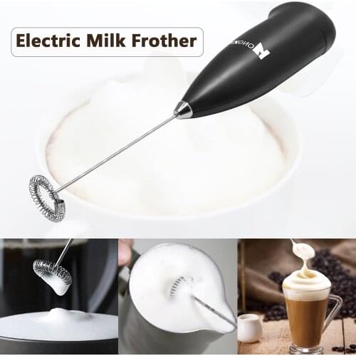 Kitchen Coffee Tool Powerful Electric Milk Frother Automatic Handheld Foam Maker for Egg Latte Cappuccino Hot Chocolate Matcha