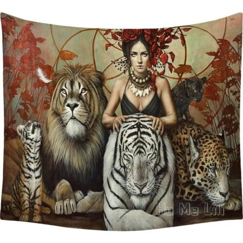 Sophie Wilkins Peintre Art Portraiture Indoor And Outdoor Tapestry Multifunctional Wall Hanging
