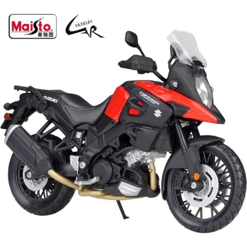 Maisto 1:12 Model Car Simulation Alloy Motorcycle Metal Toy Car Childrens Toy Gift Collection Suzuki V-Storm