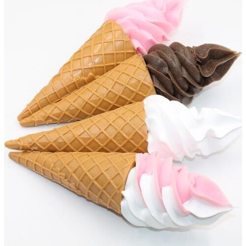 Simulation Ice Cream Cone Model Fake Ice Cream Cone Photography Props Commercial Food Model Store Window Display