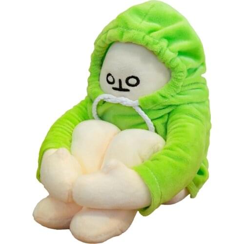 18/36/65CM Kpop Fashion WOONGJANG Cure Banana Man Plush Toys Cute Fruit Stuffed Doll Christmas Gift Birthday Present for Kids
