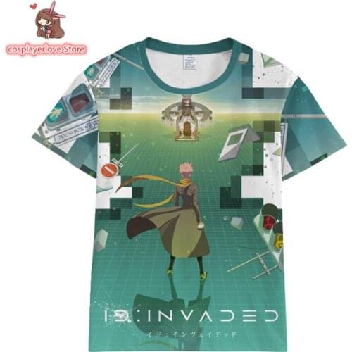 ID:INVADED Men and women thin casual short-sleeved T-shirt anime surrounding Short-sleeved T-shirt anime clothes