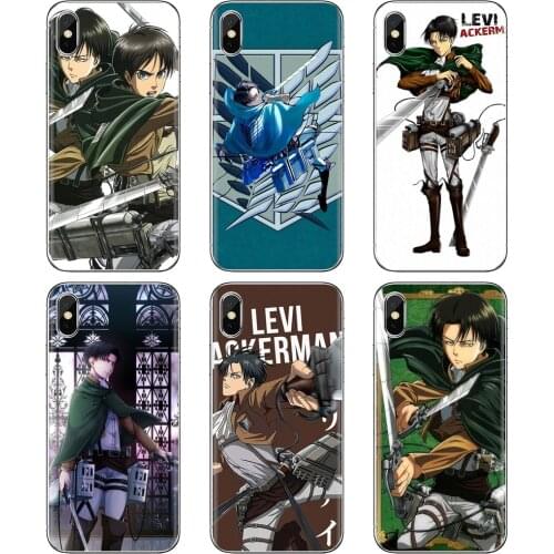 For Motorola Moto G G2 G3 X4 E4 E5 G5 G5S G6 Z Z2 Z3 C Play Plus anime attack on titan Levi Soft Slim Phone Cases TPU Silicon