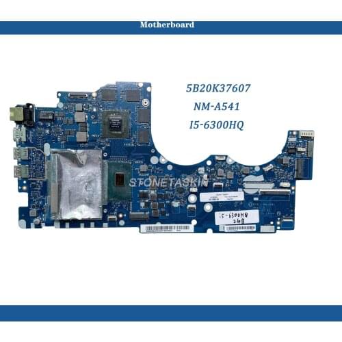 NM-A541 original For Lenovo Ideapad Y700-15ISK Laptop motherboard Mainboard 5B20K37607 I5-6300HQ DDR3 100% teste
