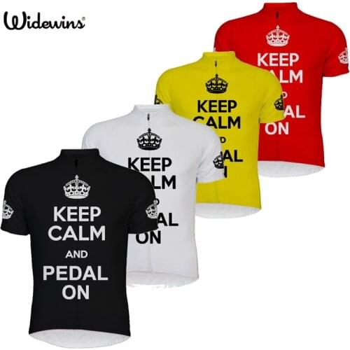 New Cycling Jersey Short Sleeve bike bicycle jerseys ropa ciclismo 4 Color Summer short sleeve Keep Calm and Pedal On Men 6507