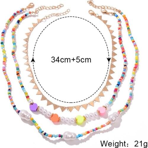 Necklace for Women Collares Para Mujer Jewelry Collier Perle Femme One Piece Necklaces collares de moda 2021