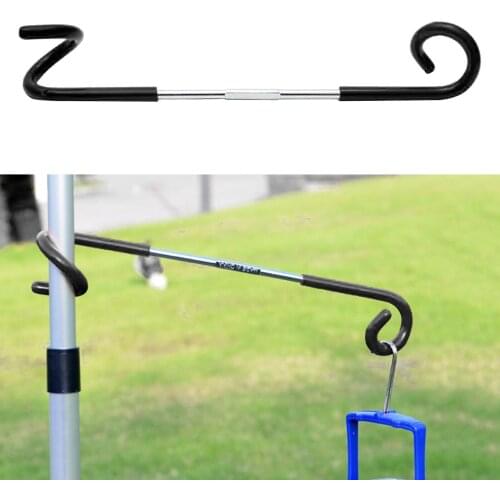 Portable 2 Way Outdoor Camping Climbing Hunting Lantern Hook Hanger Lamp Lights Gaslight Tent Pole Post Hook Fishing