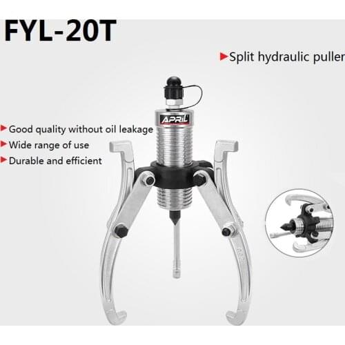 20 Tons Hydraulic Flange Disassembly Split Hydraulic Gear Puller Bearing Puller Without Hand Pump Wheel Bearing Puller FYL-20T