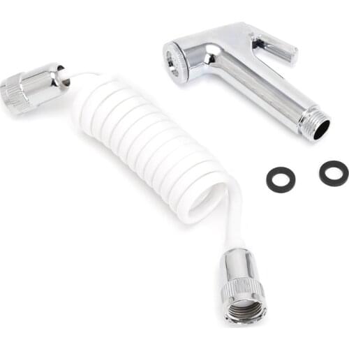 Handheld Shower Head Douche Toilet Bidet Spray Wash Jet Shattaf with Spring Hose 62KD