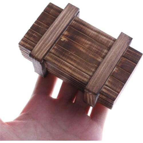 Secret Puzzle Wooden Box Adult Money Card Secret Compartment Holder Gift Box