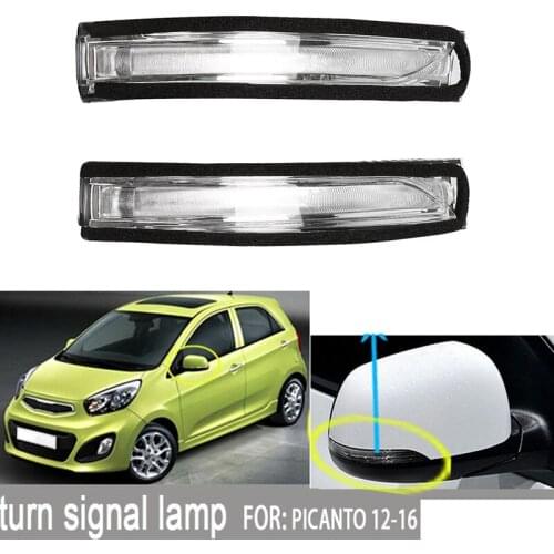 Car Rearview Mirror LED Turn Signal Lamp for Hyundai I20 2012-2016 KIA Picanto I20 2011-2015 87613-07003 87623-1J000