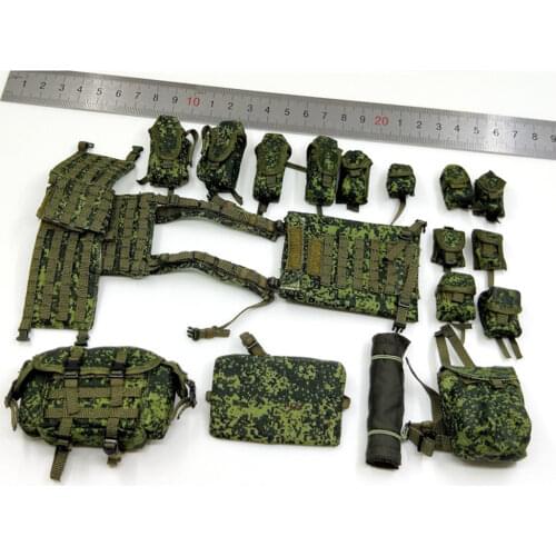 For Sale DAMTOYS 1/6th DAM 78074 American Delta Machine Gunner Male Chest Hang Bags Full Set Model For Doll Soldier Accessories