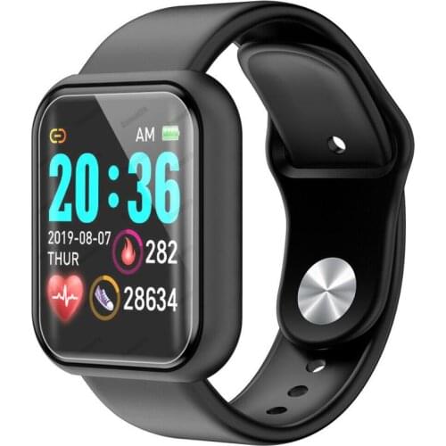 D20 D20S Pro Smart Watch Y68 IP67 Waterproof Bluetooth Fitness Tracker Sports Watch Heart Rate Wristband for IOS Android HOT