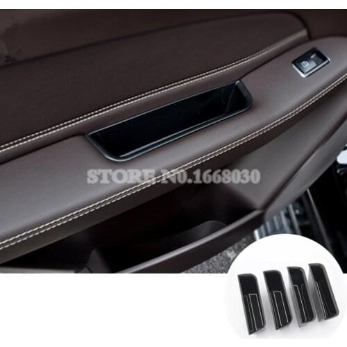 Inner Side Door Storage Box Holder 4pcs For Benz ML W166 2012-2015 GL X166 2013-2015 Car accesories interior Car decoration