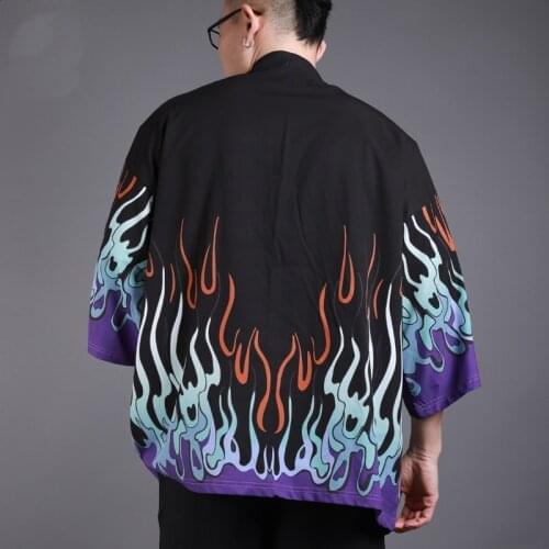 Japanese kimono cardigan men Japan clothing kimono shirt men male yukata KK2832