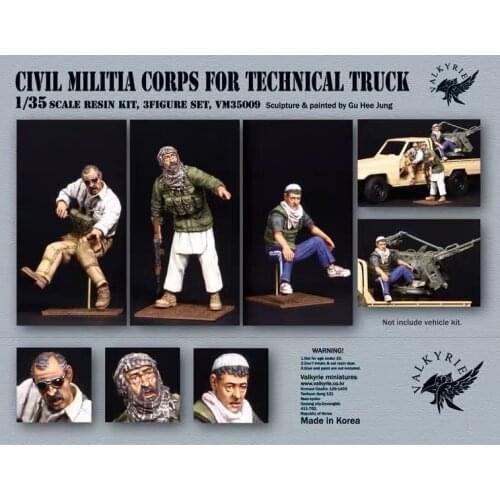 1/35 Resin Figures Model kits 3 Modern soldiers Unassambled Unpainted 1190