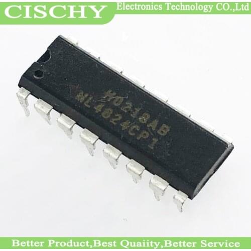 10pcs/lot ML4824CP1 ML48241P1 ML4824IP1 DIP16 In Stock