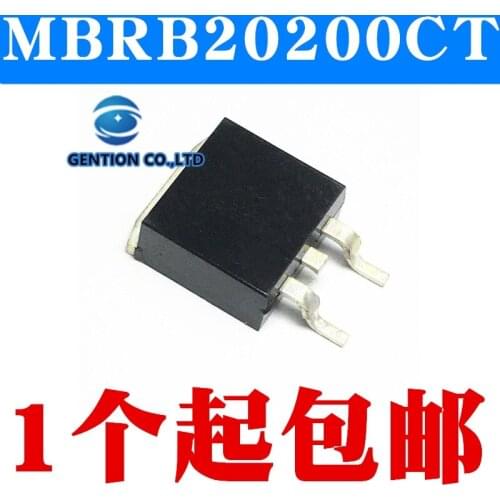 10PCS TO263 MBRB20200CT B20200CT B20200G schottky rectifier diode in stock 100% new and original