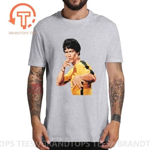 2020 New Summer Fashion Bruce Lee Printed T-shirt Cartoon Bruce Lee Design women Tops colorful short sleeve T Shirts cotton