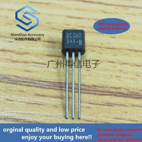 30pcs 100% orginal new BC560B BC560 TO-92 PNP SILICON PLANAR EPITAXIAL TRANSISTORS real photo